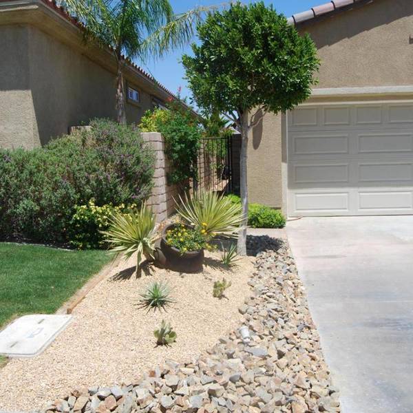 Garden Ideas : Gravel Front Yard New Backyard Small Landscaping