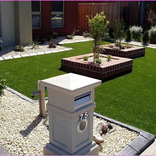 Gravel Front Yard Contemporary Landscaping Ideas For Small Inside