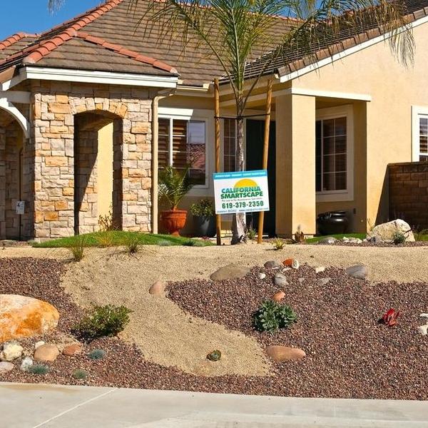 Gravel Landscape Front Yard Contemporary Landscaping Ideas For Small