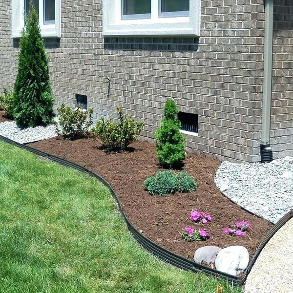 Gravel Landscaping Ideas Decorative Rock Grey For Front Yard On
