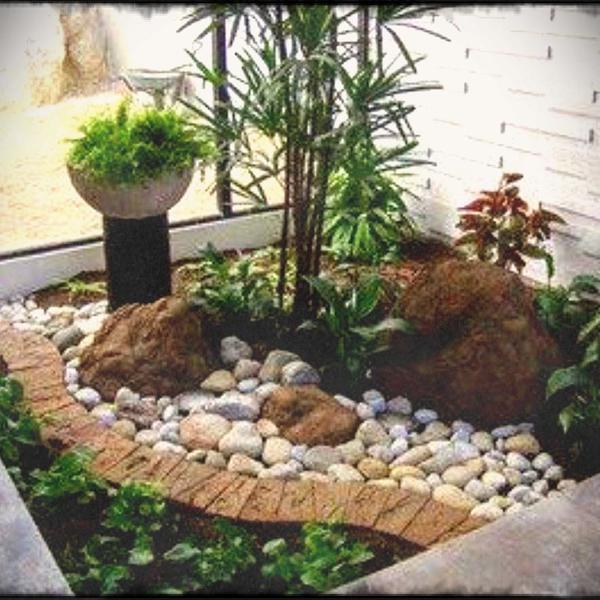 Outdoor Garden Small Front Yard Landscaping Ideas With Gravel L