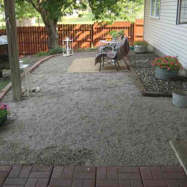 Small Gravel Backyard Ideas Front Yard Landscape Fence Eniac Modern